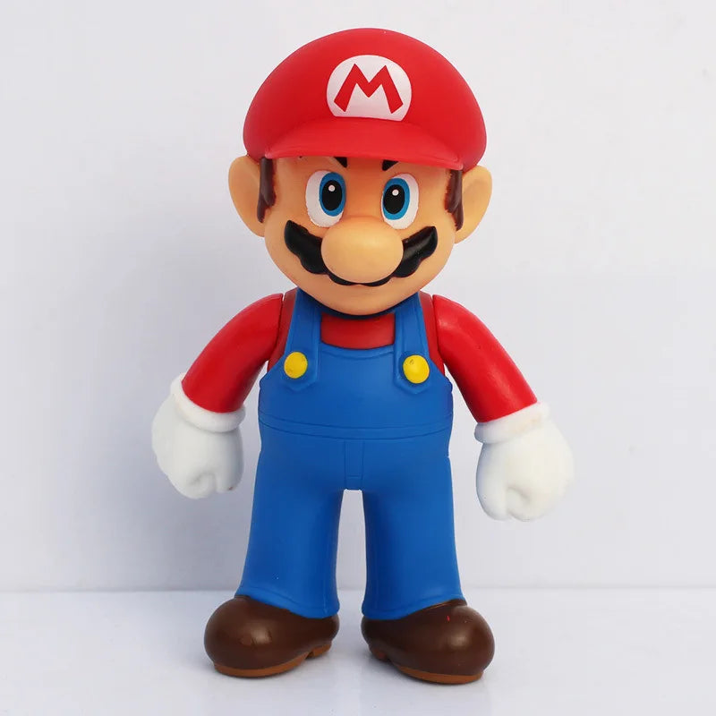 Super Mario Bros PVC Action Figure Toys Dolls Model Luigi Yoshi Donkey Kong For Kids