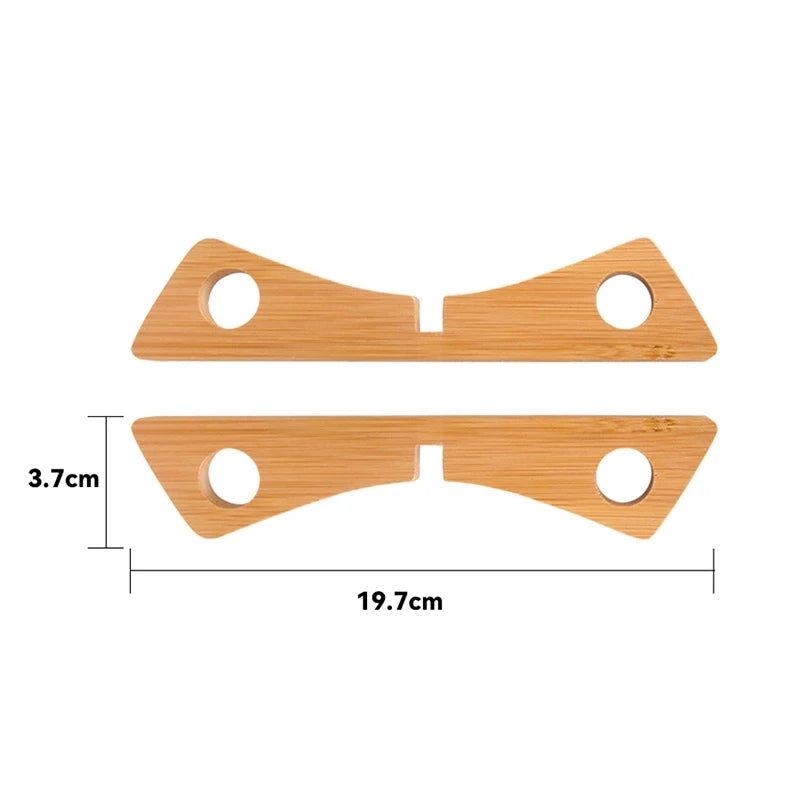 Tray Rack Detachable Wood Table Mat Kitchen Pot Heat Insulated Cooling Dish Potholders