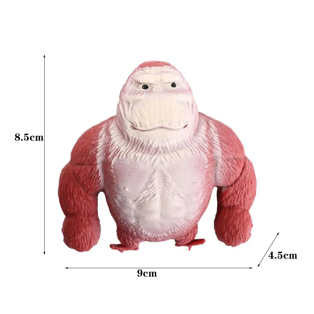 9cm Squishy Antistress Elastic Monkey Funny Decompression Gorilla Stress Relief Squeeze Toy