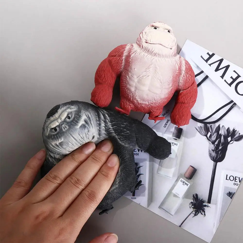 9cm Squishy Antistress Elastic Monkey Funny Decompression Gorilla Stress Relief Squeeze Toy