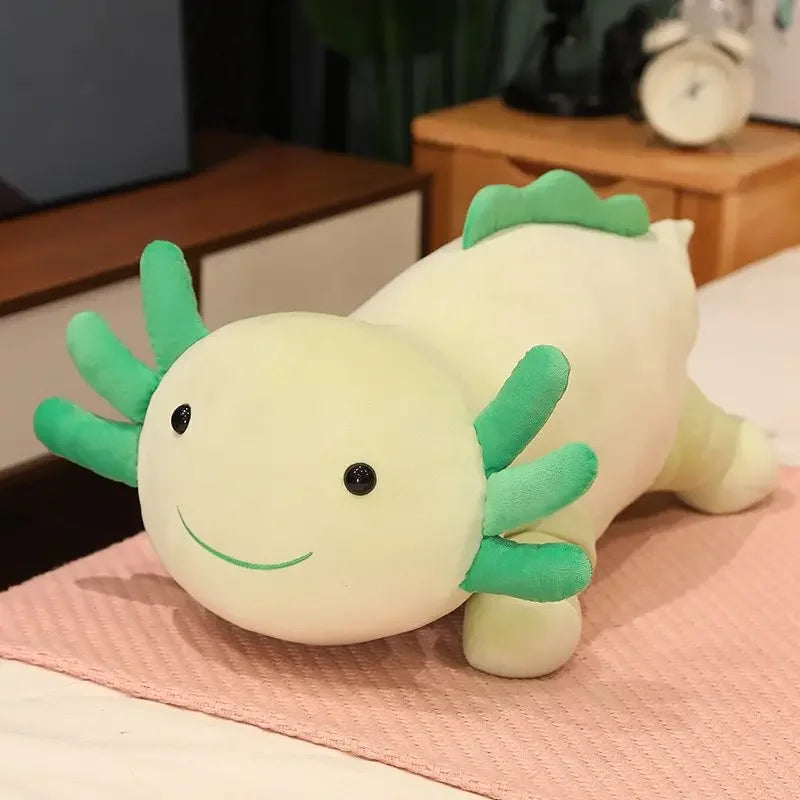 Giant Colorful Newt Plush Fish Long Cute Pillow Toy