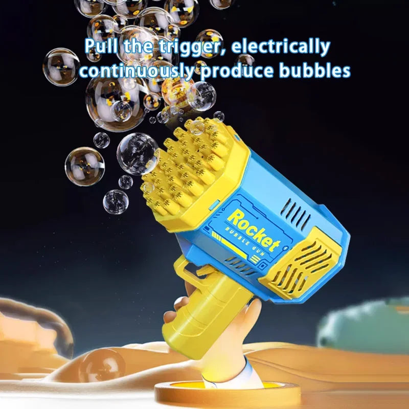 Kids Toys 40 Hole Bubble Machine Fully Automatic