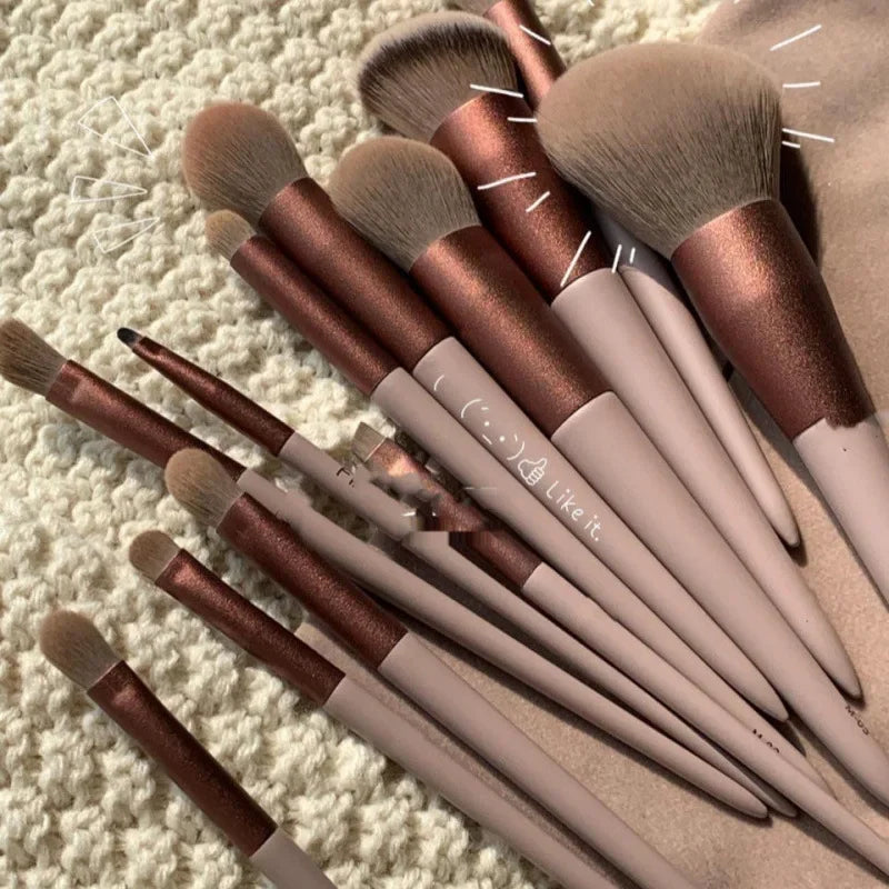 Makeup Brushes Set Eye Shadow Foundation Women Cosmetic Powder