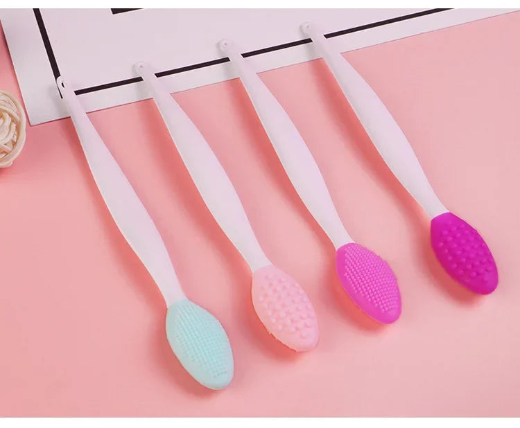 1PC Beauty Skin Care Wash Face Silicone Brush Cleansing Brush Exfoliating Nose Clean Blackhead Removal
