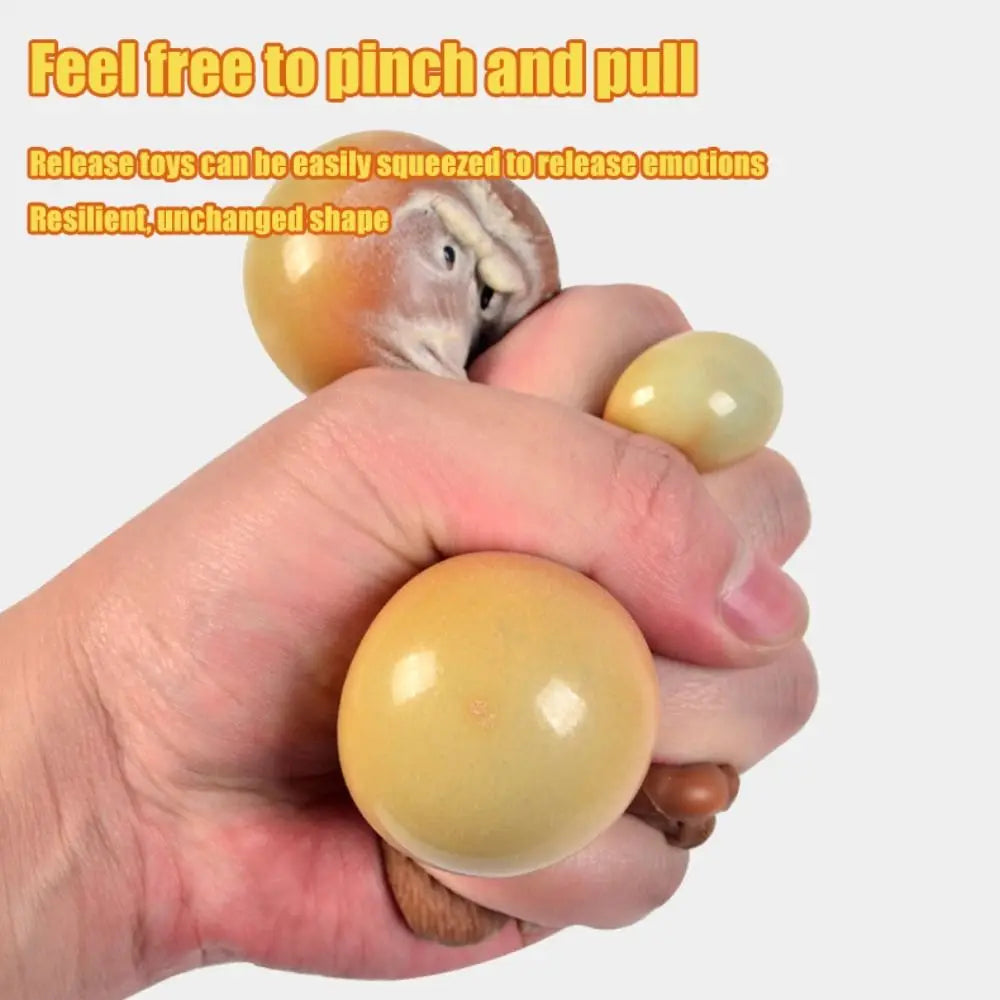 9cm Squishy Antistress Elastic Monkey Funny Decompression Gorilla Stress Relief Squeeze Toy