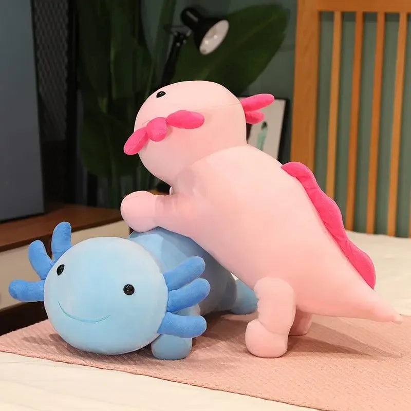 Giant Colorful Newt Plush Fish Long Cute Pillow Toy