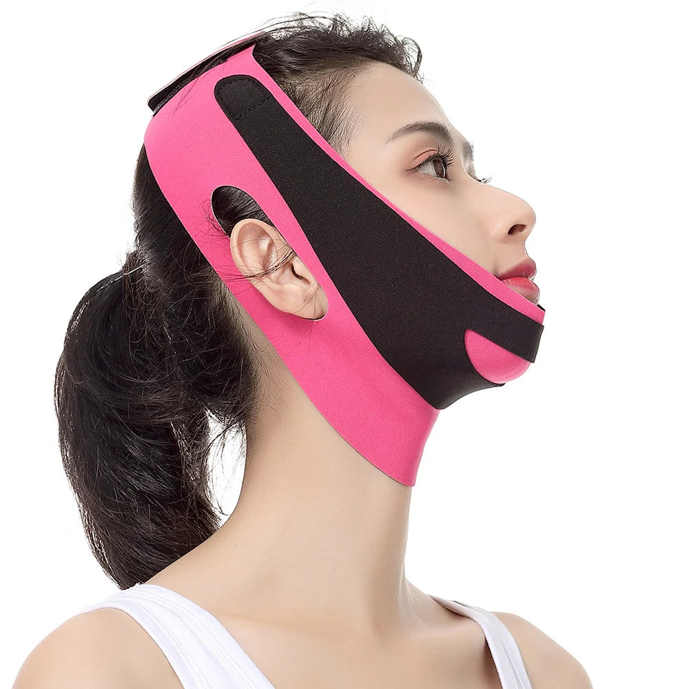 Face Slimming Bandage V Line Facial Shaper Elastic Double Chin Remover Lift Up