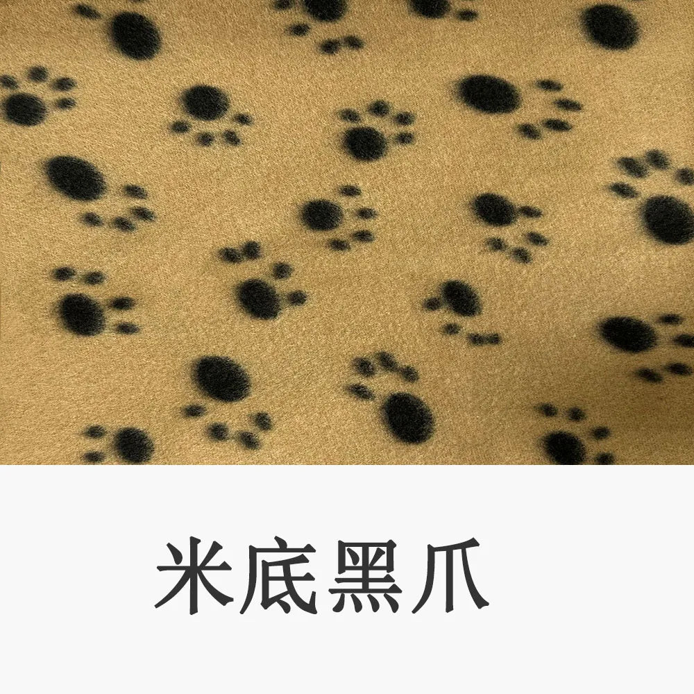 Dog-Cat Winter Pet Blankets Paw Prints