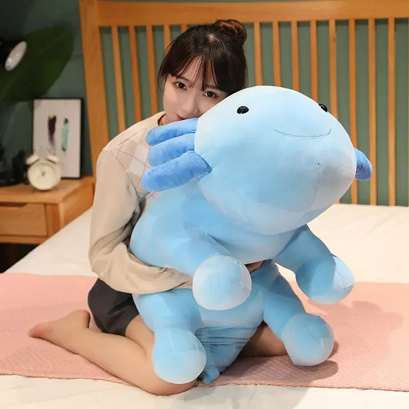 Giant Colorful Newt Plush Fish Long Cute Pillow Toy