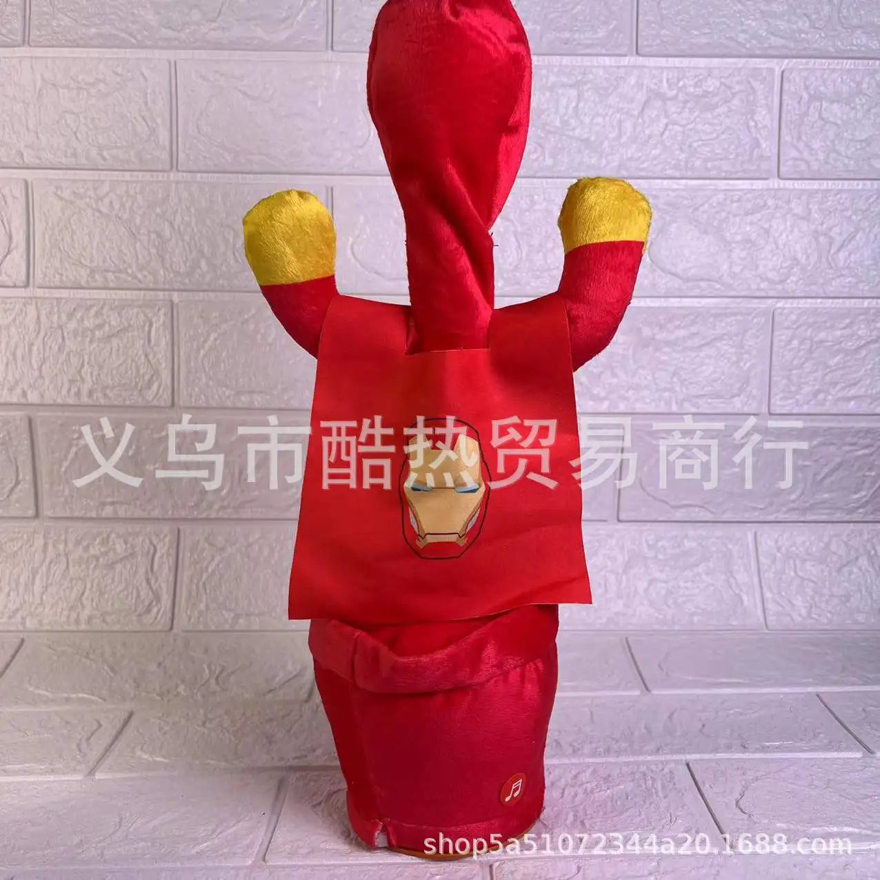 Disney Marvel Spiderman Talking Toy Avengers Dancing Cactus Doll Speak Sound Record Repeat Kids Gift