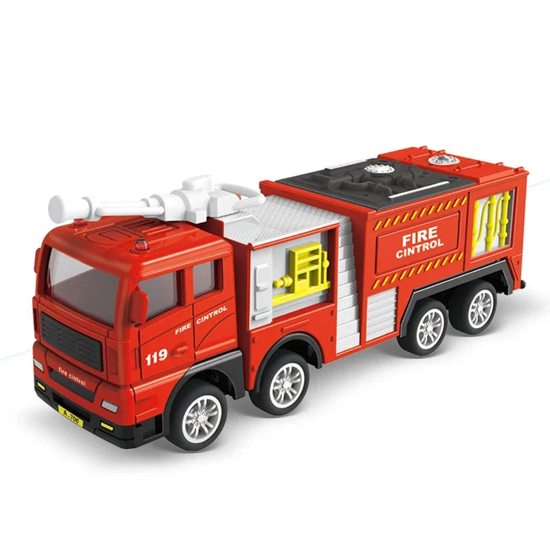 Fire Engine Car Toys Inertial Engineering Vehicles Toy For Kids Gifts