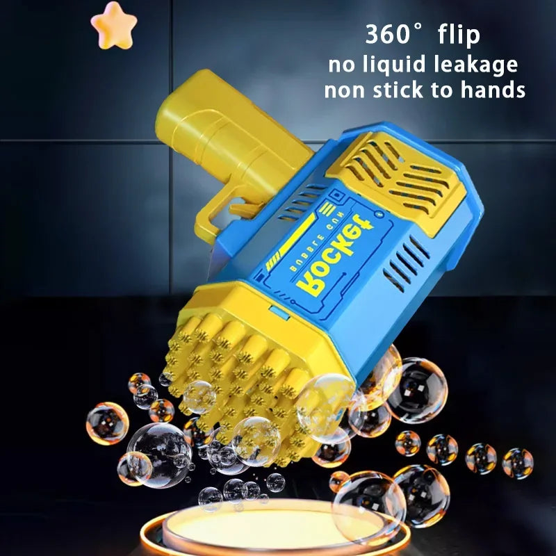 Kids Toys 40 Hole Bubble Machine Fully Automatic