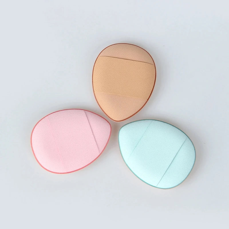 3/10pcs Mini Size Professional Cosmetic Cushion Puff Finger Puff Set Makeup Sponge
