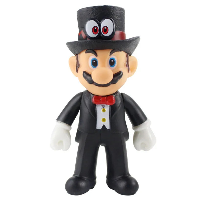 Super Mario Bros PVC Action Figure Toys Dolls Model Luigi Yoshi Donkey Kong For Kids
