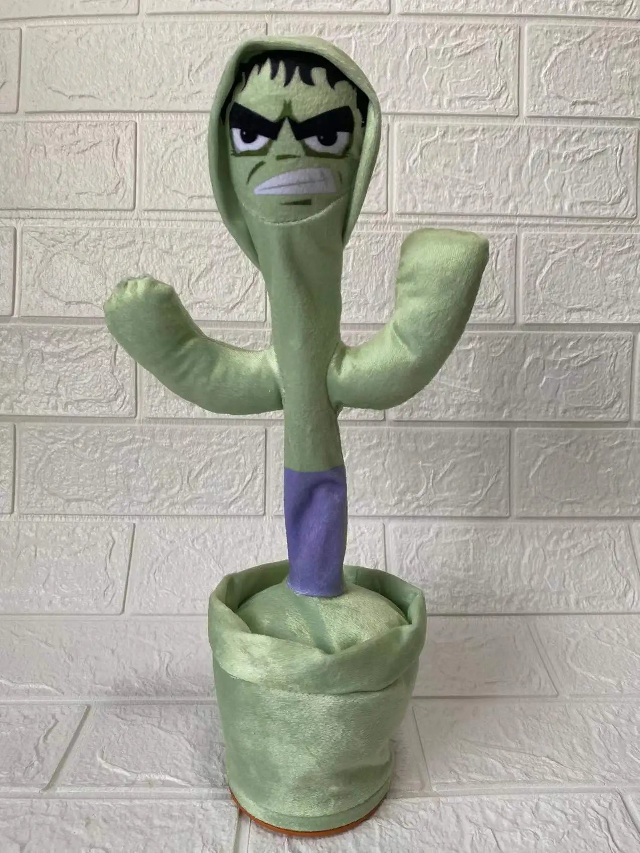 Disney Marvel Spiderman Talking Toy Avengers Dancing Cactus Doll Speak Sound Record Repeat Kids Gift