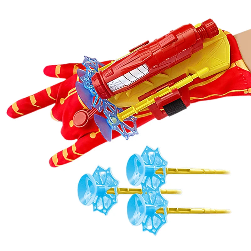 Marvel Spiderman Hulk Super Heroes Glove Launcher Set Hero Launcher Wrist Set