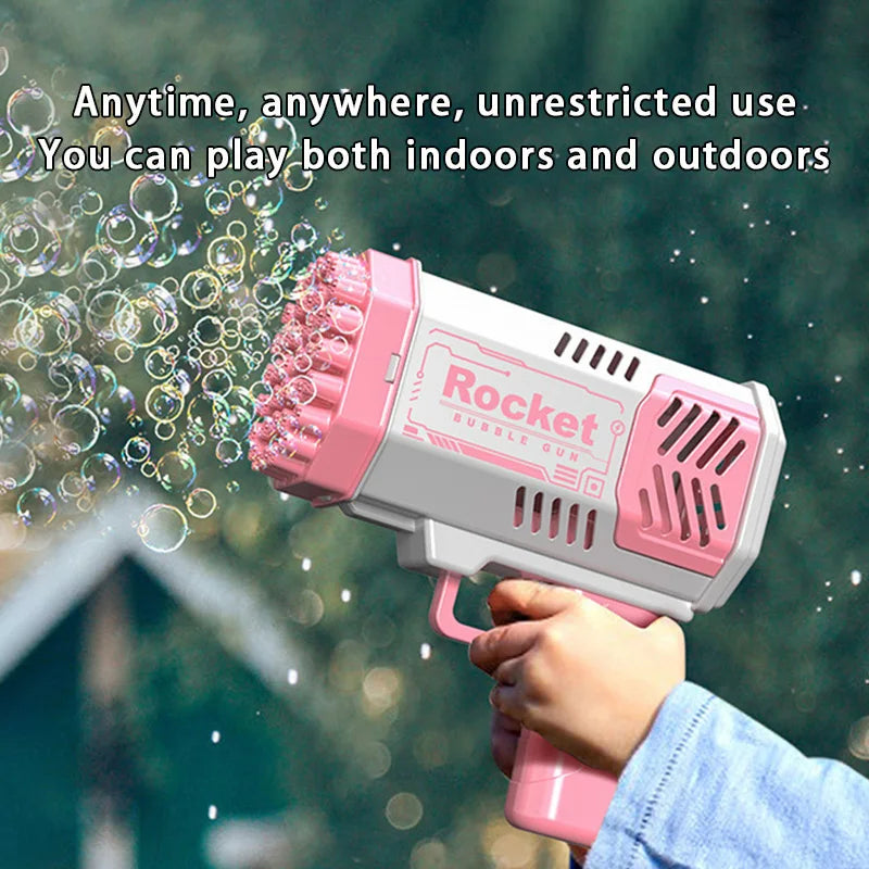 Kids Toys 40 Hole Bubble Machine Fully Automatic