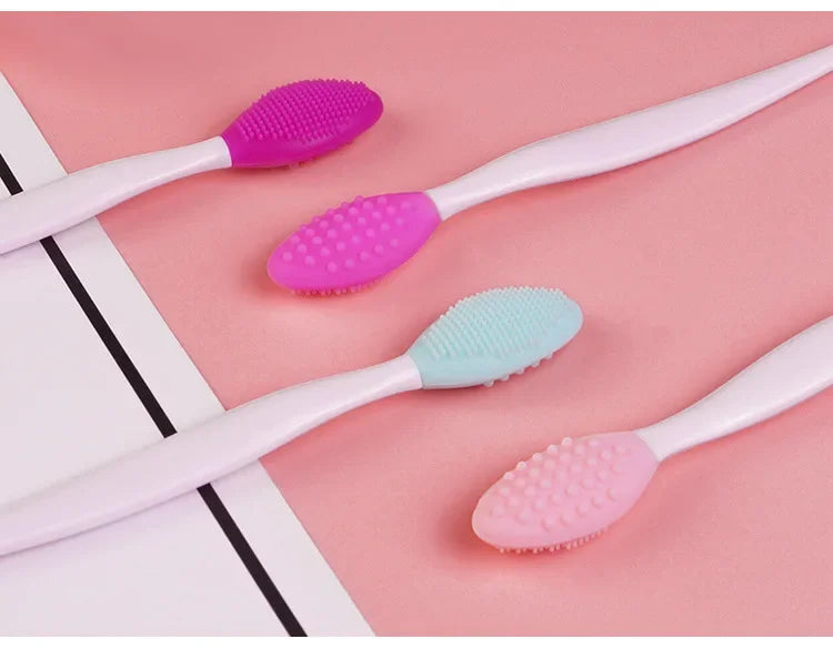 1PC Beauty Skin Care Wash Face Silicone Brush Cleansing Brush Exfoliating Nose Clean Blackhead Removal