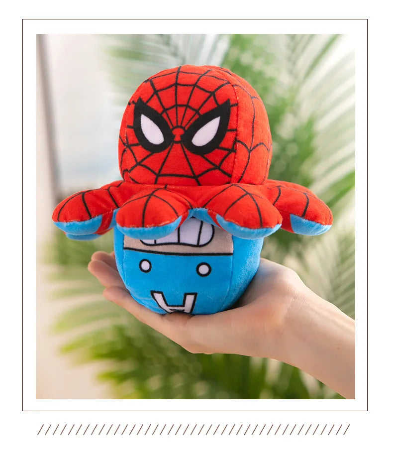 Hot Marvel Plush Doll Avengers Spiderman Iron Man Captain America Hulk Octopus