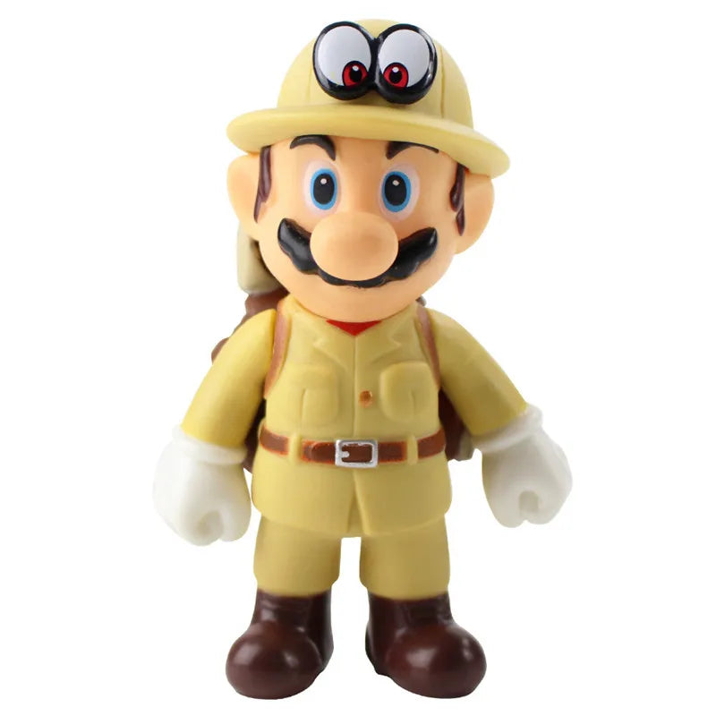 Super Mario Bros PVC Action Figure Toys Dolls Model Luigi Yoshi Donkey Kong For Kids