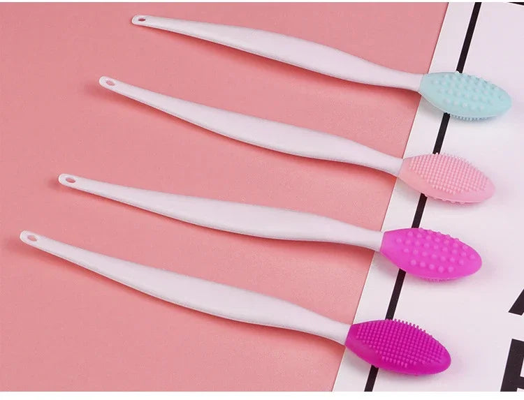 1PC Beauty Skin Care Wash Face Silicone Brush Cleansing Brush Exfoliating Nose Clean Blackhead Removal