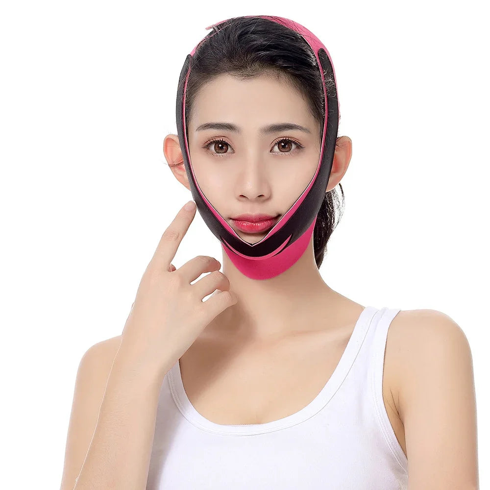 Face Slimming Bandage V Line Facial Shaper Elastic Double Chin Remover Lift Up