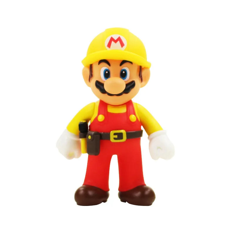 Super Mario Bros PVC Action Figure Toys Dolls Model Luigi Yoshi Donkey Kong For Kids