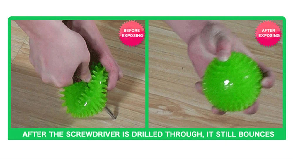 Dog-Cat toys Puppy Sounding Toy Polka Squeaky Tooth Cleaning Ball Training