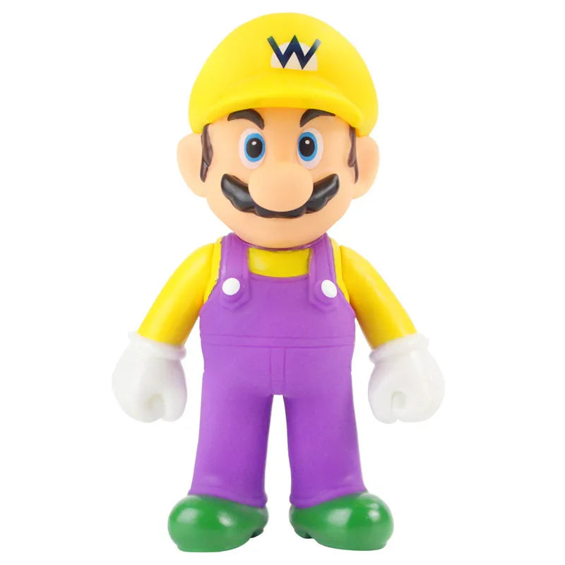 Super Mario Bros PVC Action Figure Toys Dolls Model Luigi Yoshi Donkey Kong For Kids