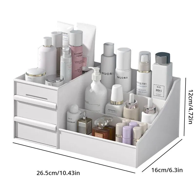 White New Drawer Makeup Storage Box