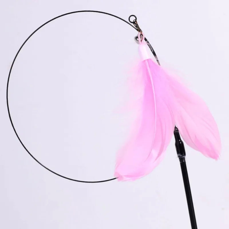 Cat Toy Feather Toys for Cats ScratchTease Cat Toys Interactive Funny Bite