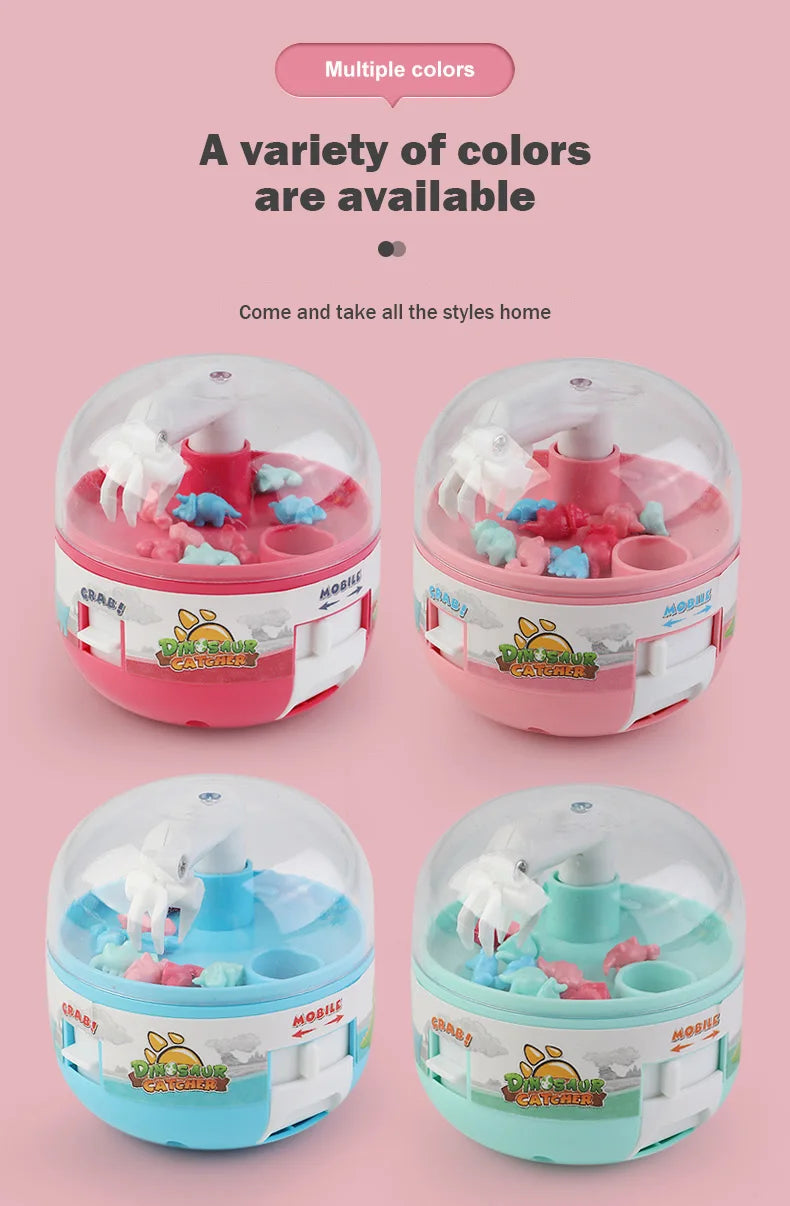 Capsule Machine Mini Dinosaur Catcher Interactive Toys for Kids