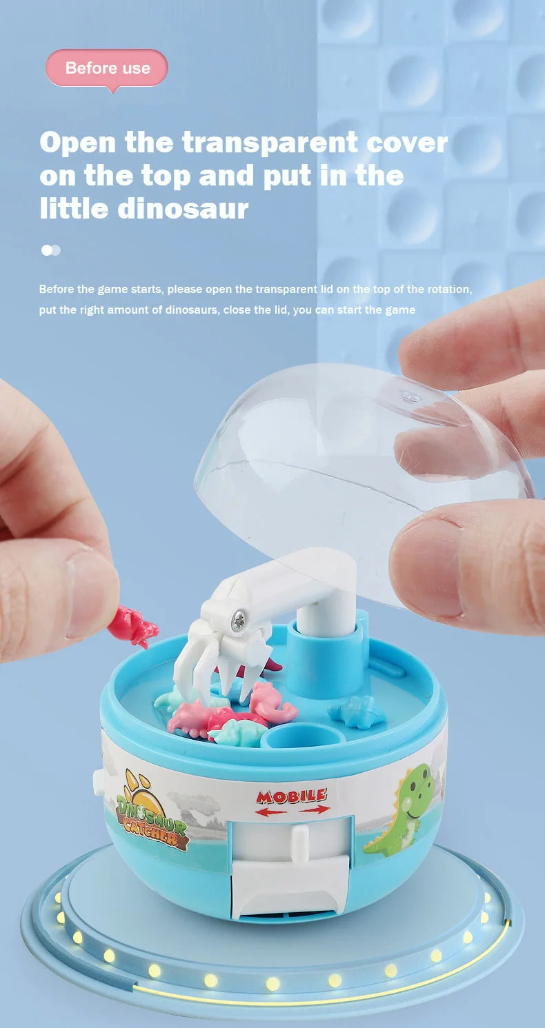 Capsule Machine Mini Dinosaur Catcher Interactive Toys for Kids