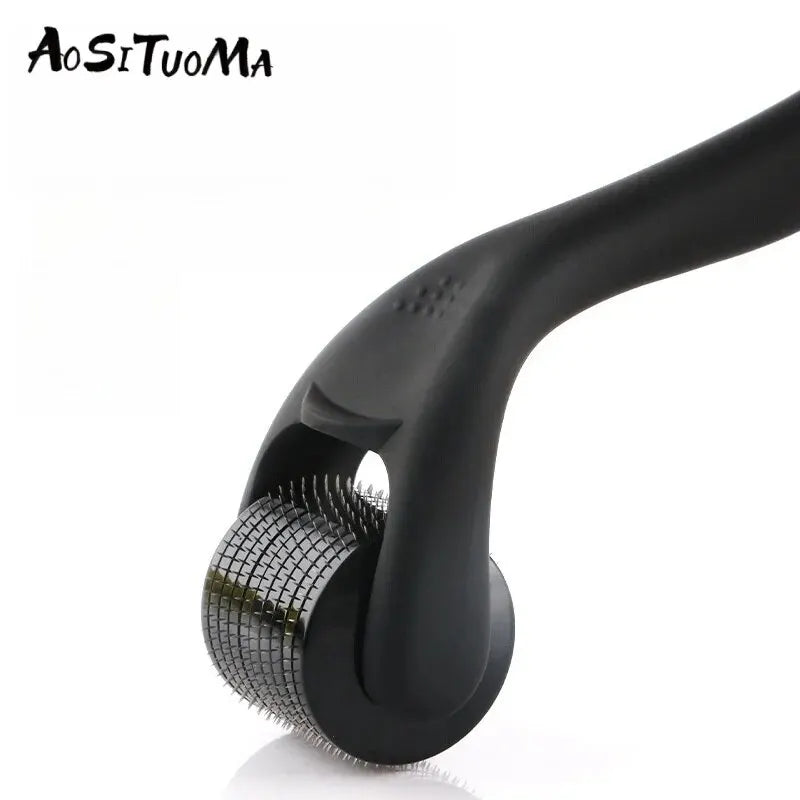 Microneedle Derma Roller With Titanium Needles Facial Beauty Hair Beard Scalp