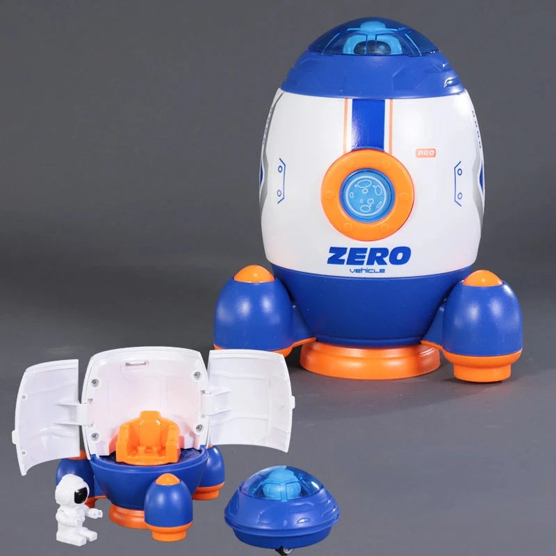 Space Toy Rocket Spacecraft Model Airplane Plastic Spaceship Exploration Vehicle