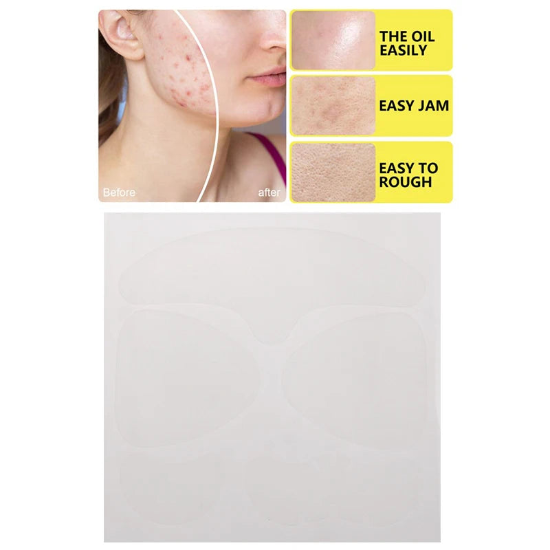 Large Hydrocolloid Patch Acne Removal Full Face Pimple Patches Protect Skin Face