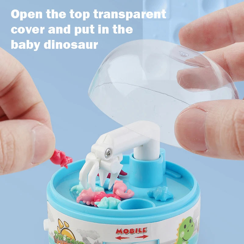 Capsule Machine Mini Dinosaur Catcher Interactive Toys for Kids