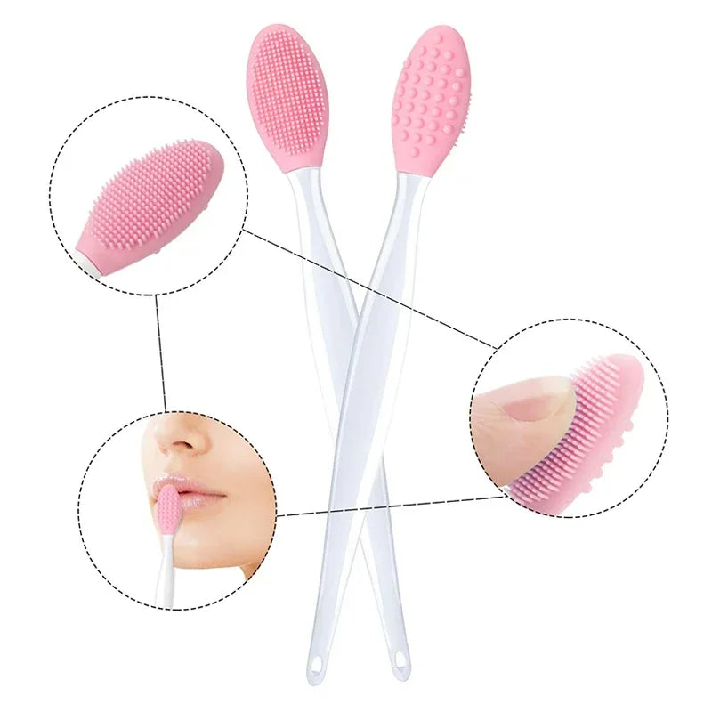 1PC Beauty Skin Care Wash Face Silicone Brush Cleansing Brush Exfoliating Nose Clean Blackhead Removal