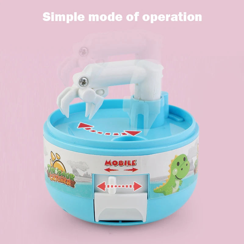 Capsule Machine Mini Dinosaur Catcher Interactive Toys for Kids