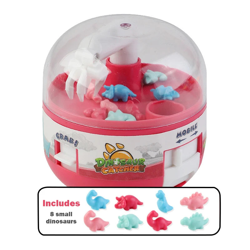 Capsule Machine Mini Dinosaur Catcher Interactive Toys for Kids