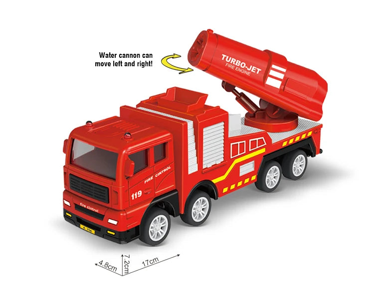 Fire Engine Car Toys Inertial Engineering Vehicles Toy For Kids Gifts