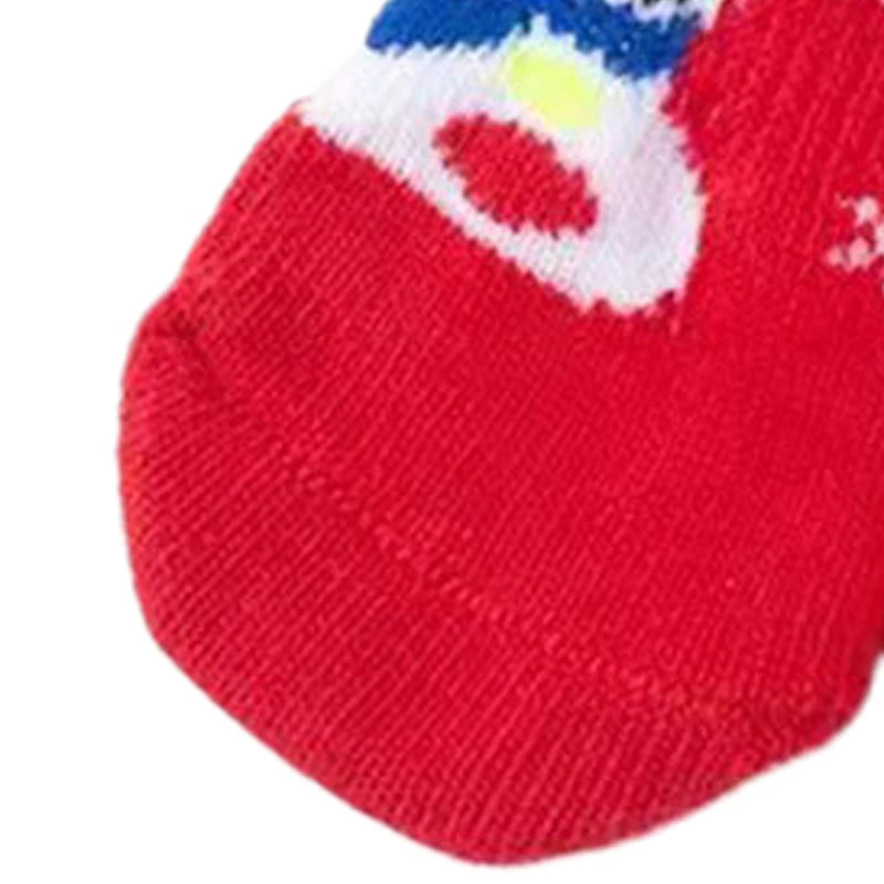 Make Your Pup's Christmas Merry and Bright with Festive Pet Socks in Various Colors and Sizes!