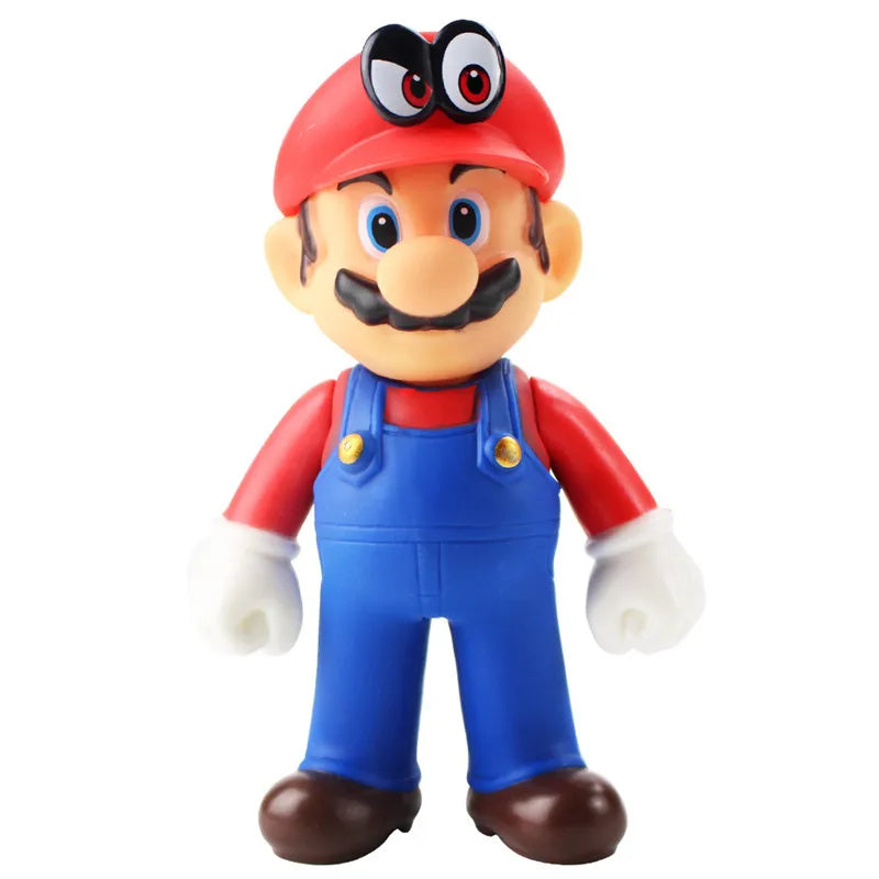 Super Mario Bros PVC Action Figure Toys Dolls Model Luigi Yoshi Donkey Kong For Kids