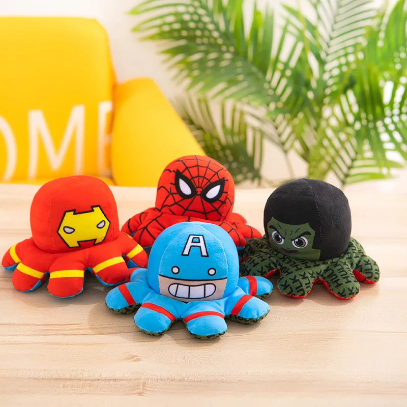 Hot Marvel Plush Doll Avengers Spiderman Iron Man Captain America Hulk Octopus