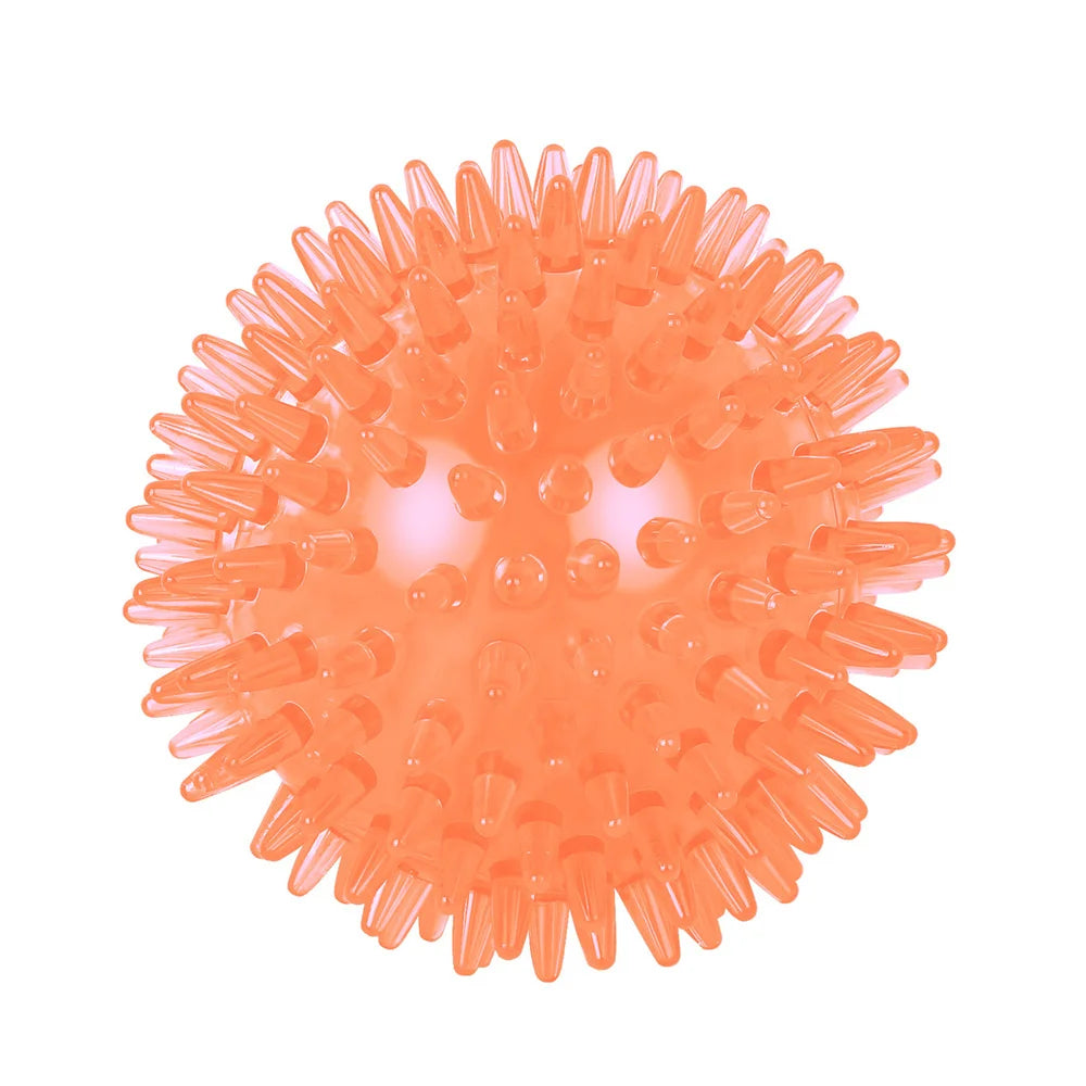 Dog-Cat toys Puppy Sounding Toy Polka Squeaky Tooth Cleaning Ball Training