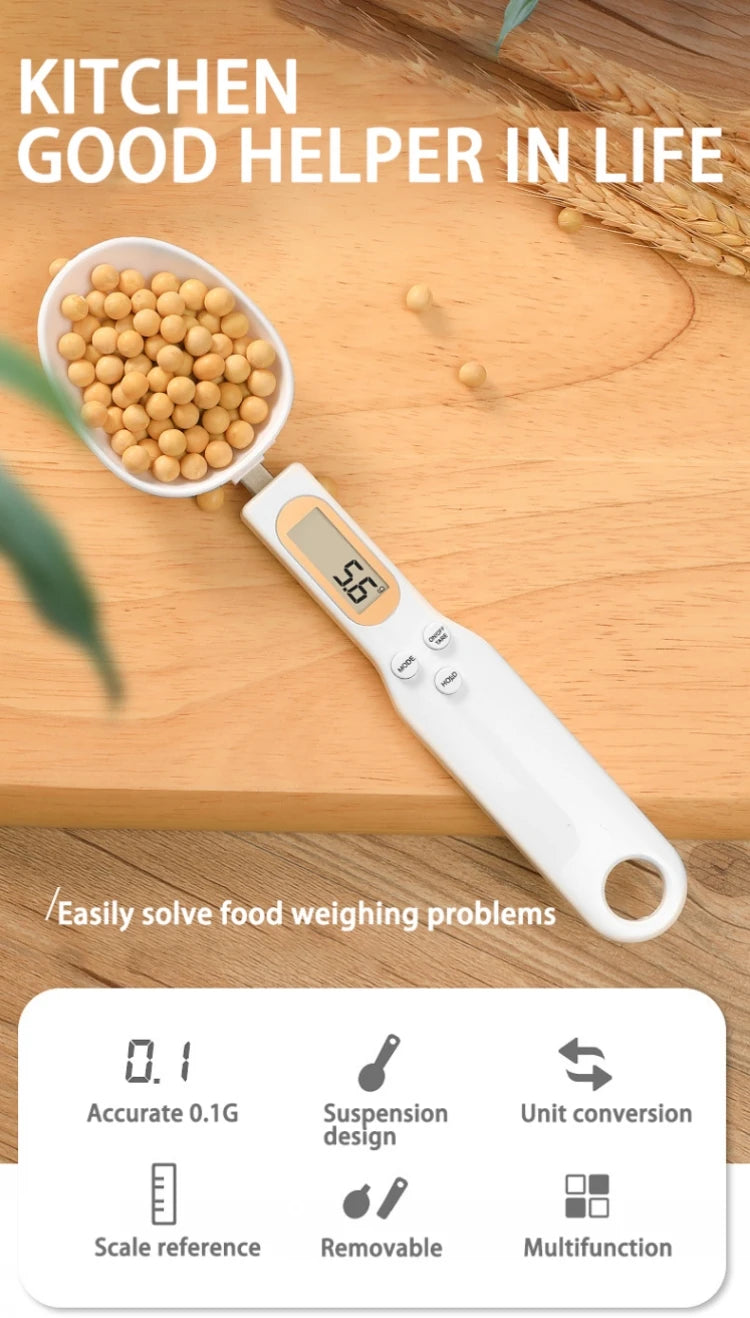Weighing Spoon Scale Home Kitchen Tool Electronic LCD Digital Measurement