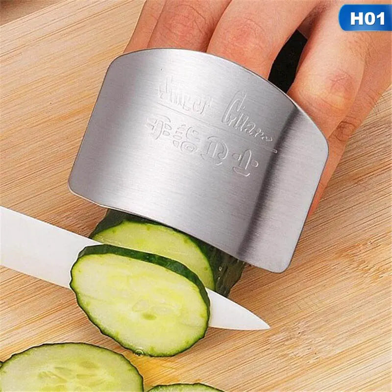 Stainless Steel Finger Guard Finger Hand Cut Hand Protector Knife Cut Finger Protection Tool