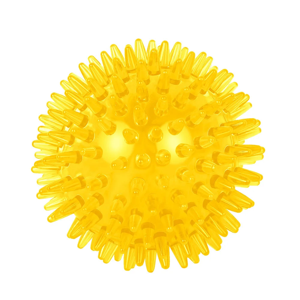 Dog-Cat toys Puppy Sounding Toy Polka Squeaky Tooth Cleaning Ball Training