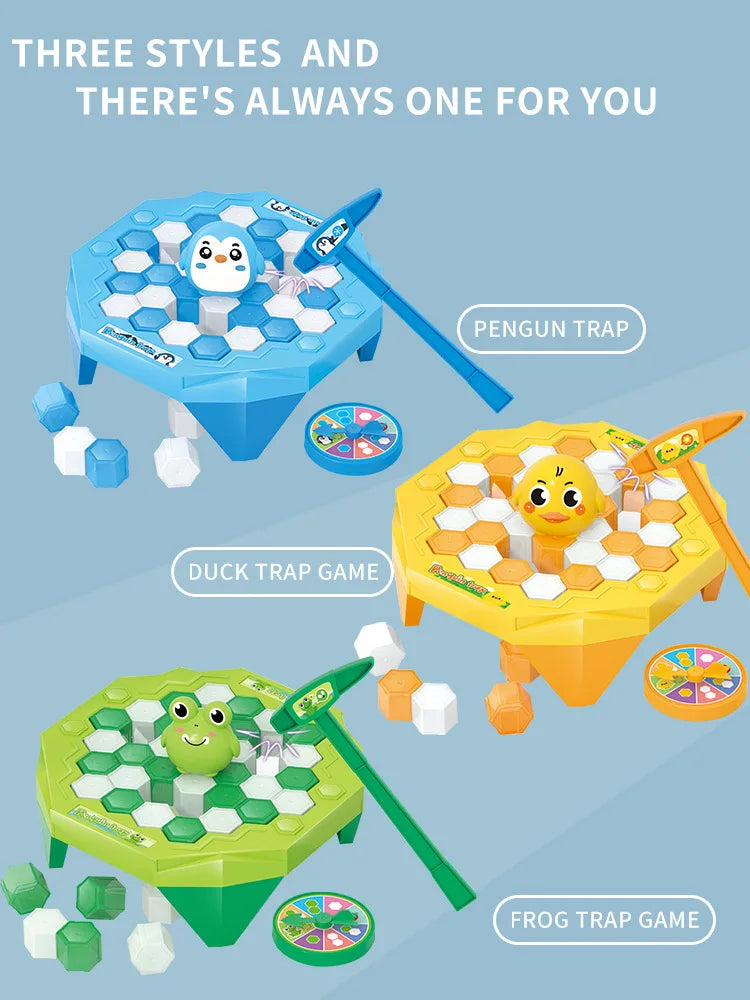 Mini Ice Breaking Penguin frog trap game Parent Child Interactive party board game