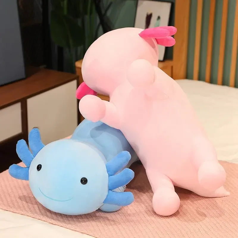 Giant Colorful Newt Plush Fish Long Cute Pillow Toy